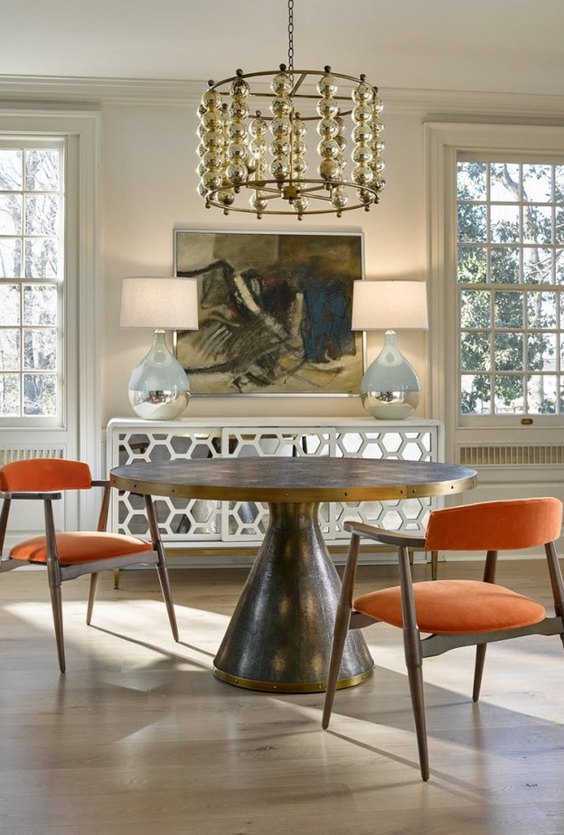 ديكور كلاسيك يبرز جمال الأسلوب المودرن لأثاث غرفة الطعام