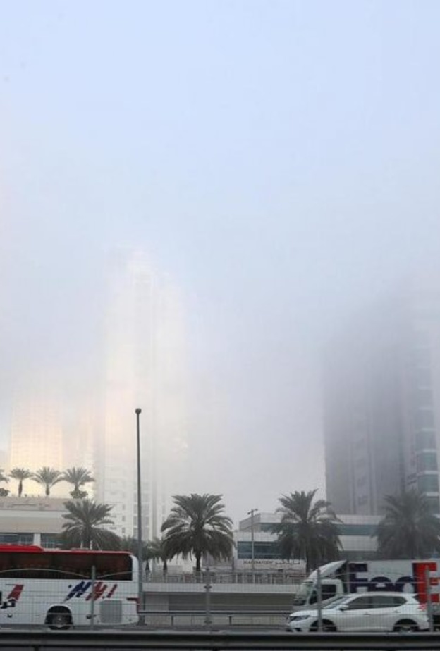 الأرصاد الإماراتية تحذر من الضباب وتدني مستوى الرؤية