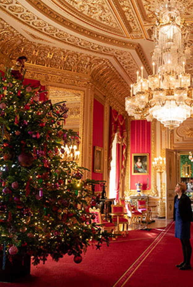 زينة مناسبات نهاية العام في قصر كنسينغتون
