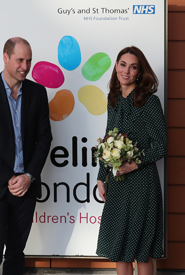 أناقة كيت ميدلتون بالأخضر