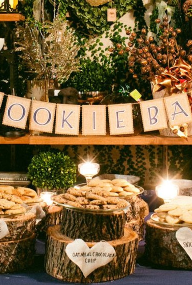 افكار بوفيه حفلات الزفاف مستوحاه من أجواء شتاء 2019