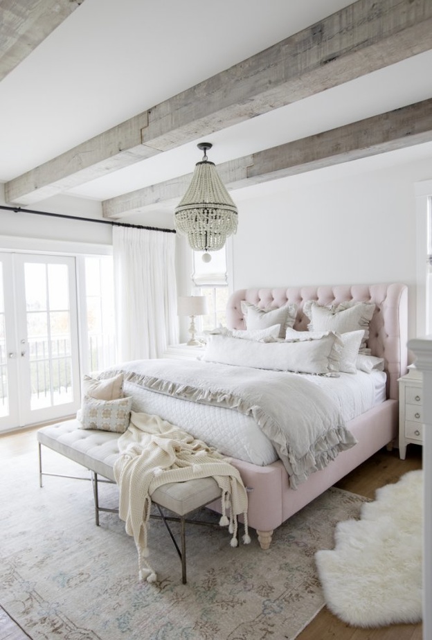 غرف نوم من وحي الريف الفرنسي