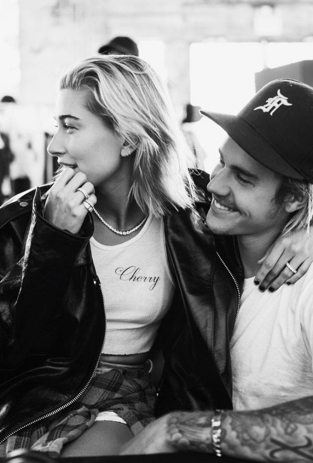 جاستن بيبر وهايلي بالدوين