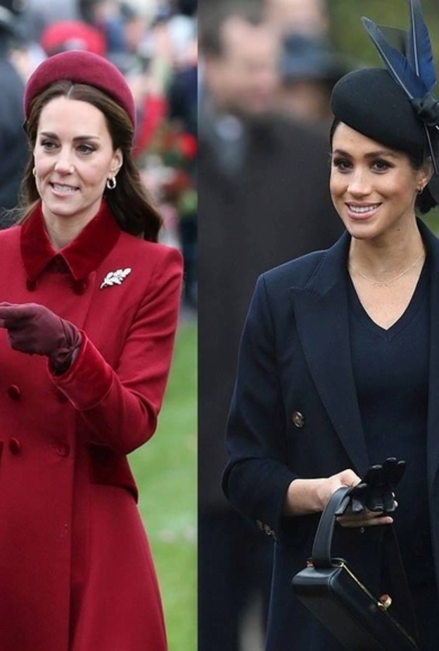 إختارت كل من كيت وميغان إطلالة مونوكروم