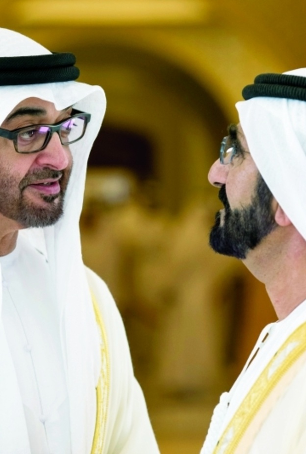 محمد بن زايد و محمد بن راشد 