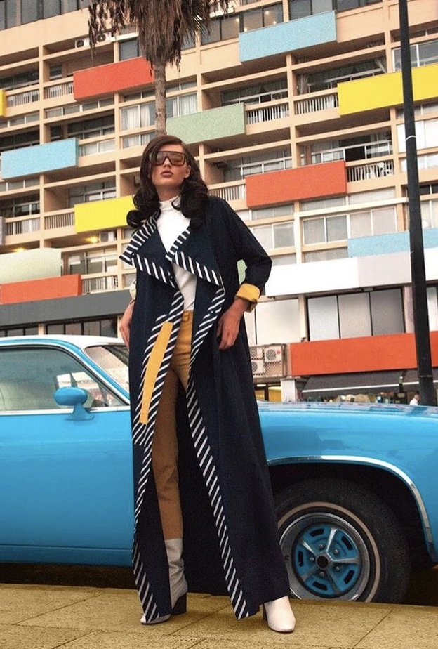  تصميم فروة بقماش التويد من المصممة البحرينية مريم فليفل