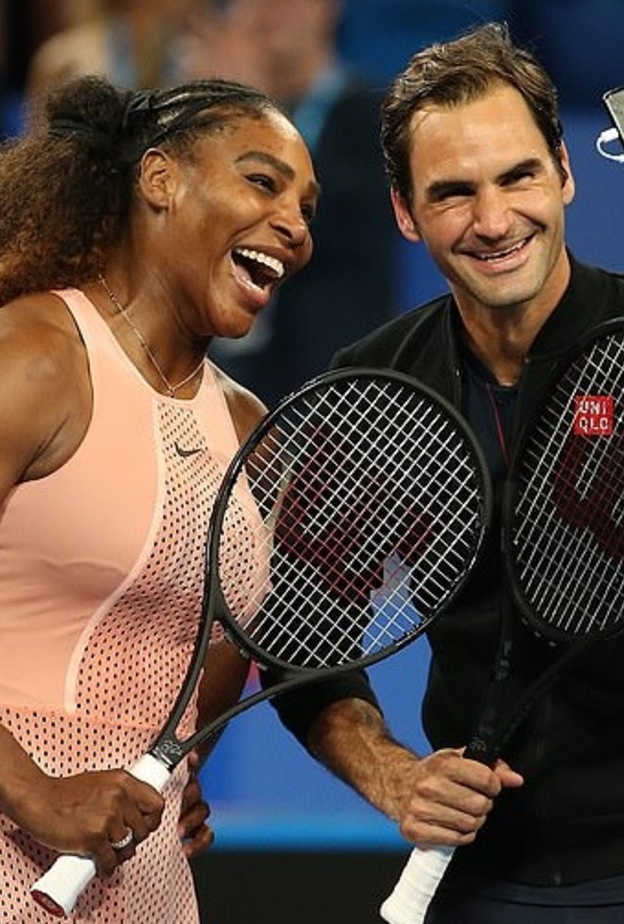 روجر فيدرر مع سيرينا ويليامز 