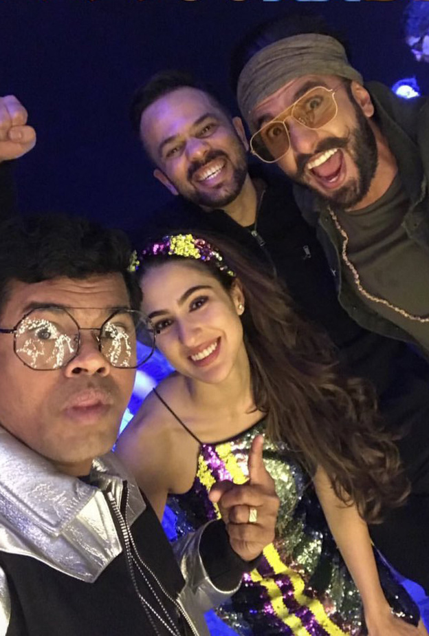 فريق الفيلم حضر بصحبة رانفير سينغ وديبيكا بادوكون