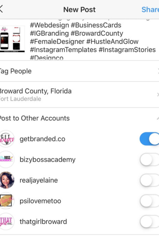 النشر على عدة حسابات معا .. ميزة جديدة في انستقرام