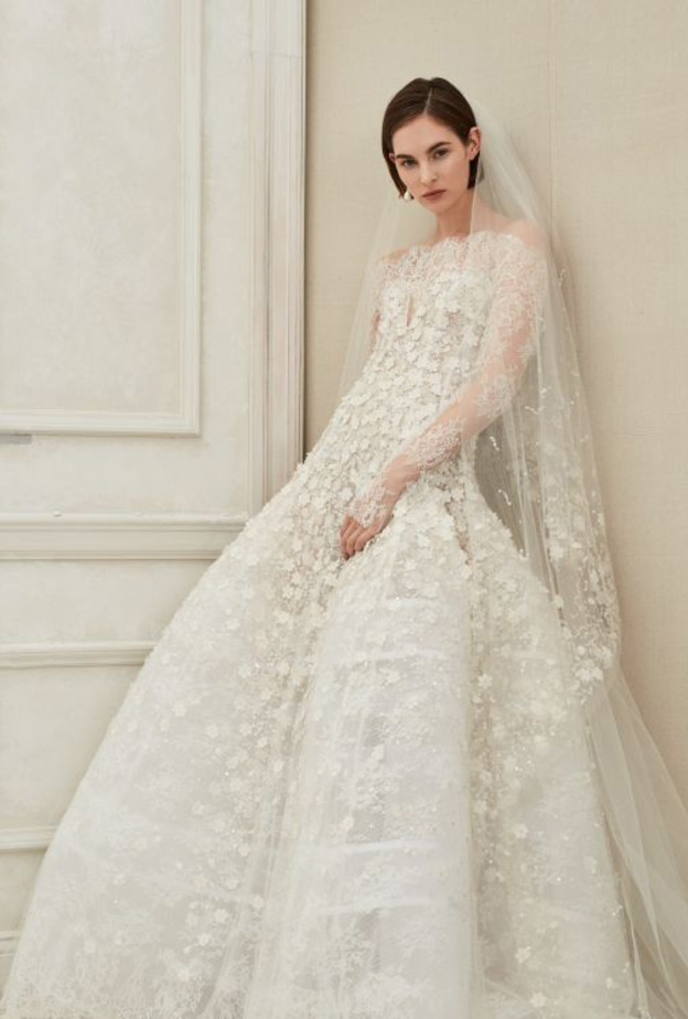 موديلات فساتين زفاف دانتيل