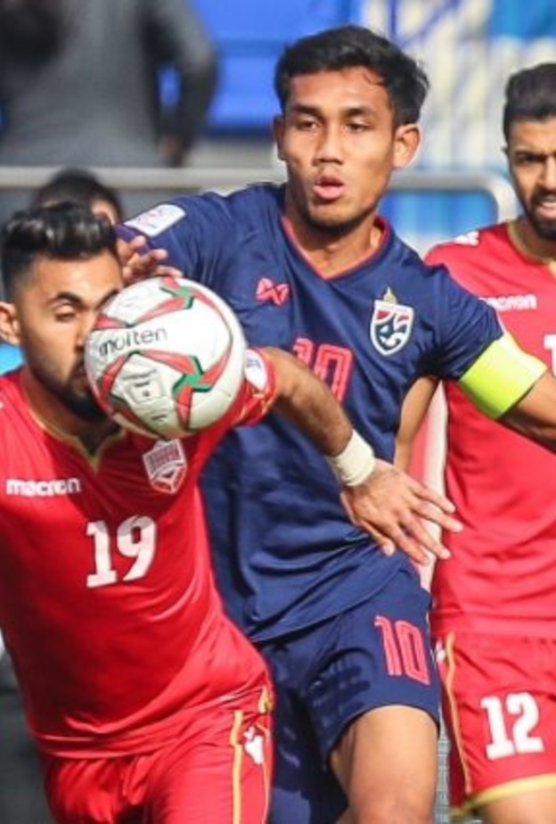 البحرين تخسر من تايلاند في كأس آسيا 2019