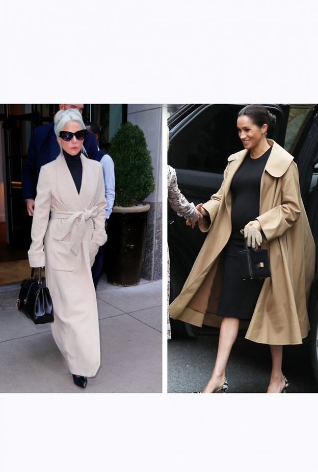 بين ميغان ماركل والليدي غاغا أي معطف كان الأجمل؟