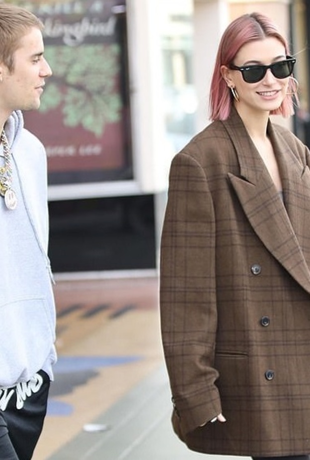 جاستن بيبر وهايلي بالدوين