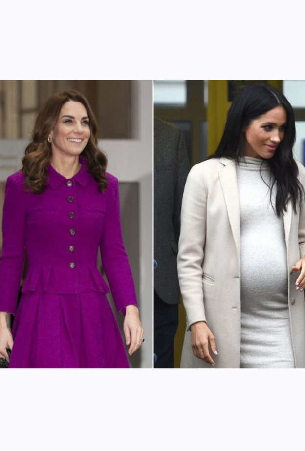 من تفوّقت في إطلالتها، كيت ميدلتون أم ميغان ماركل