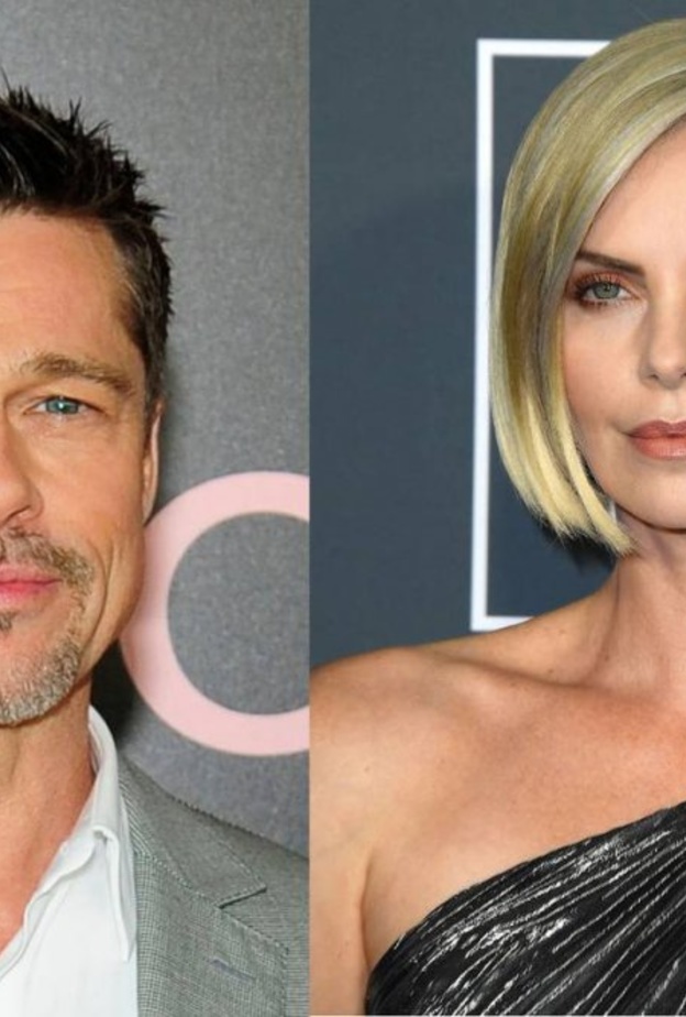 تشارليز ثيرون وبراد بيت