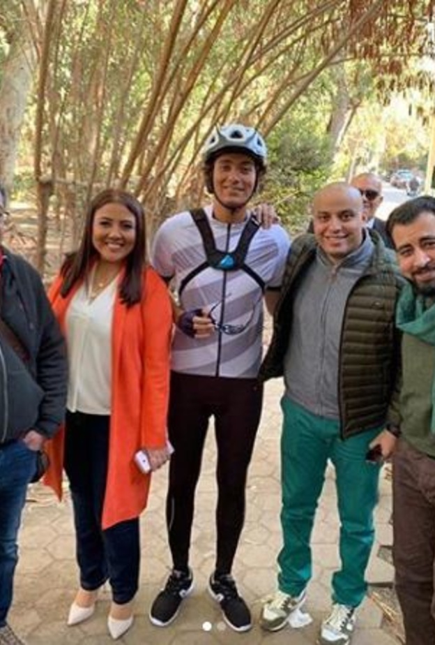 مي كساب ومحمد محسن في كواليس اصول اللعبة 