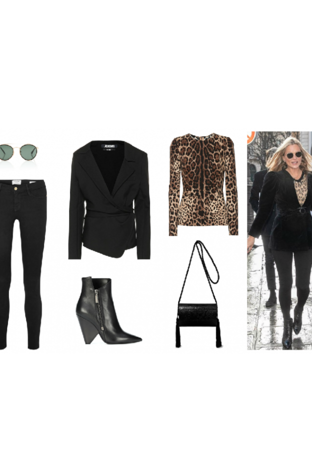 اطلالة شبابية أنيقة بالكاب على طريقة كايت