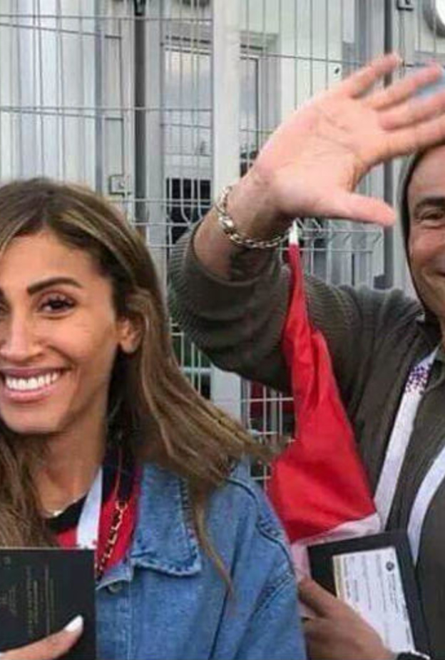 عمرو دياب ودينا الشربيني 