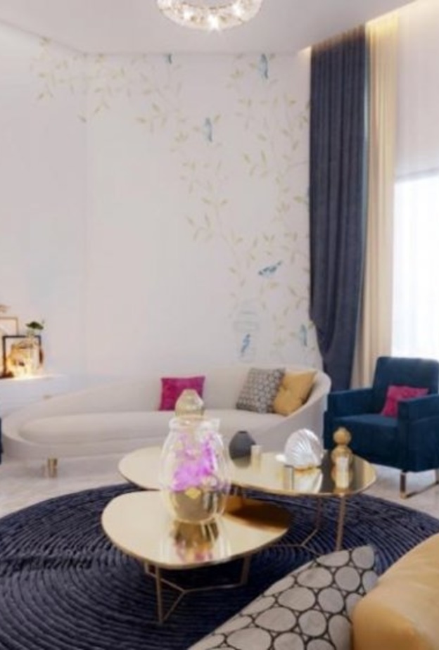 احدى تصاميم المصممه سمر الأسمري