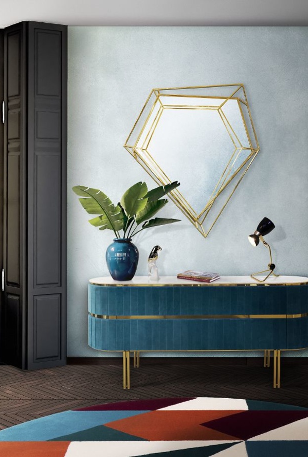 تصميم كونسول بسيط ومودرن لمنزل عصري