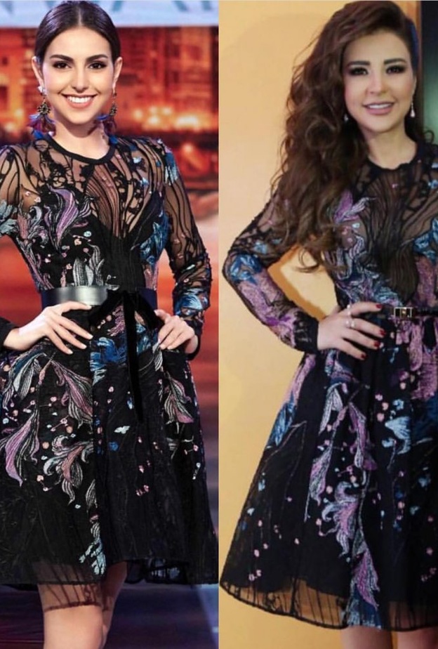  فاليري أبو شقرا وماغي بفستان إيلي صعب فمن الأجمل