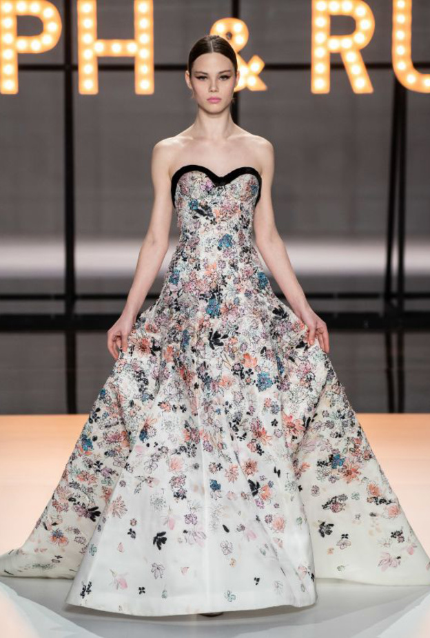 Alberta Ferretti فستان مطرز من