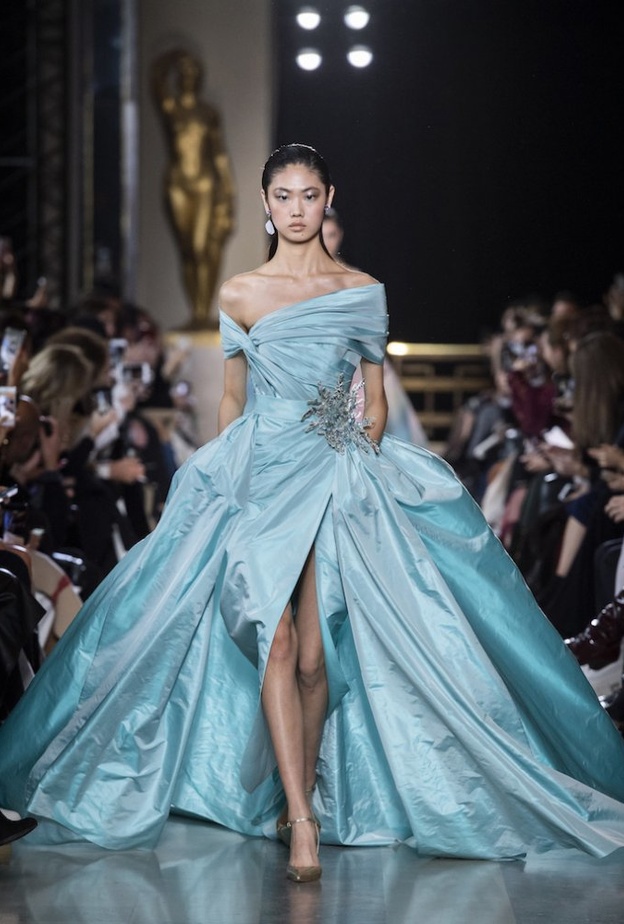 فستان ازرق فاتح من رالف اند روسو