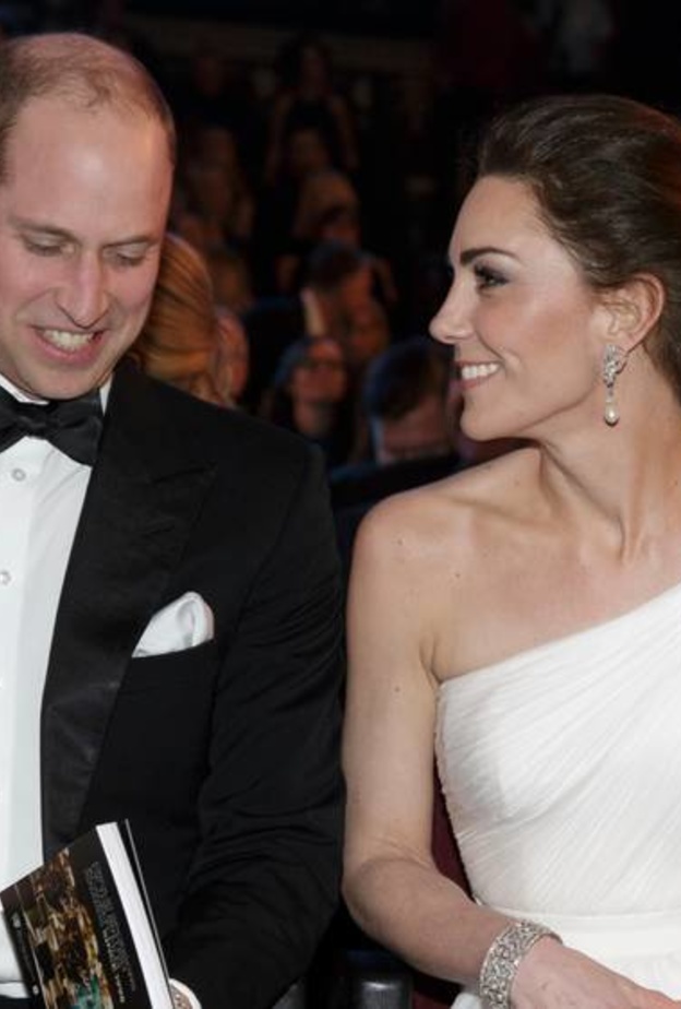 صورة عفوية للأمير وليام ودوقة كامبريدج كيت ميدلتون أثناء حضورهما حفل BAFTA