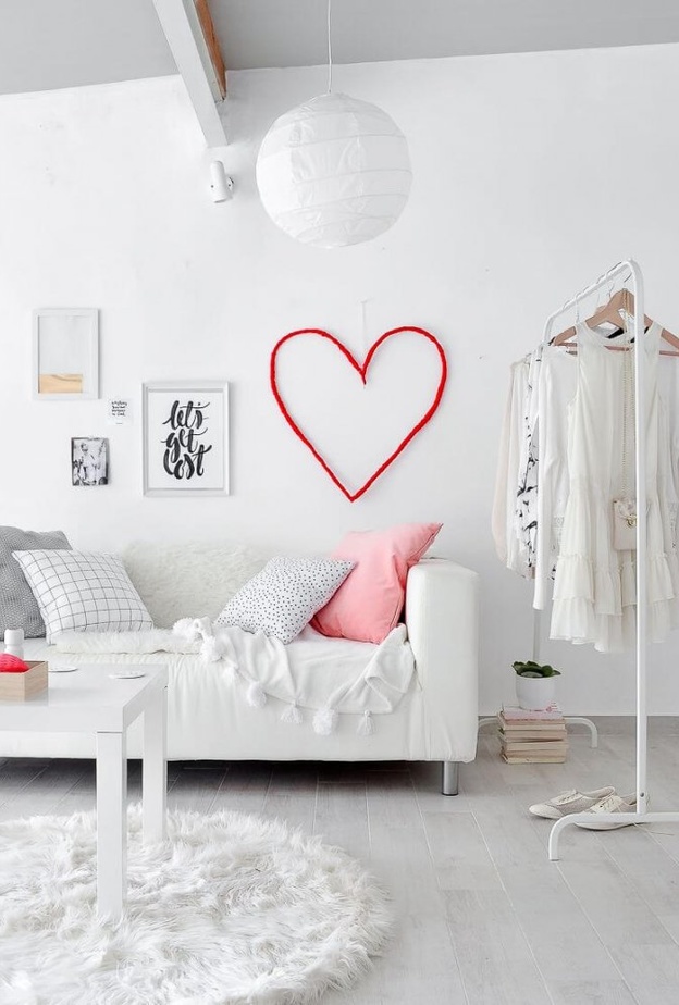 ديكورات لغرف النوم في يوم الحب