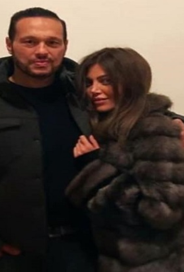 ريهام حجاج وزوجها محمد حلاوة