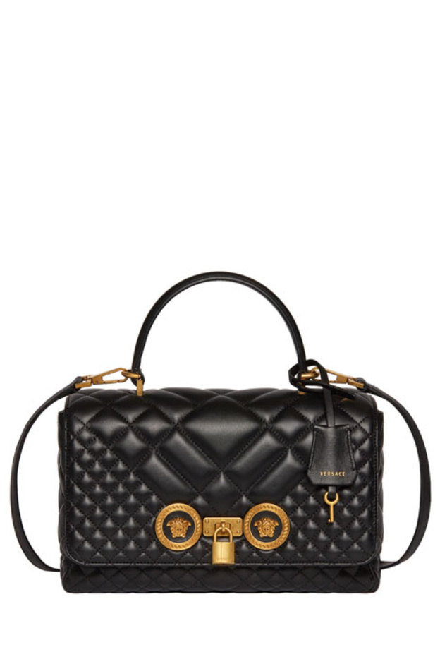 حقيبة Versace الأيقونية باللون الأبيض