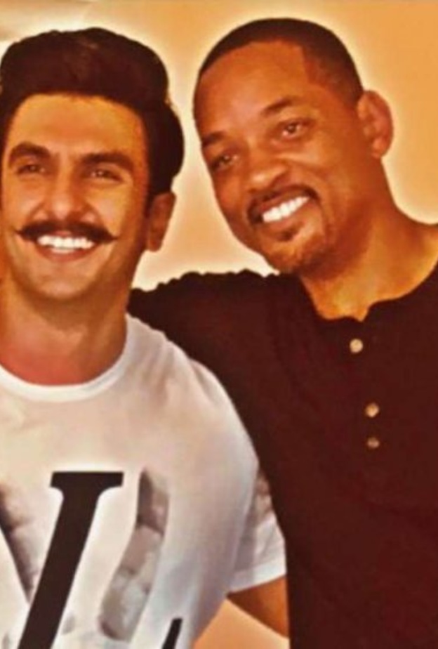 رانفير سينغ وويل سميث تقابلا العام الماضي