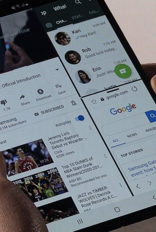 سامسونج تكشف عن هاتفها الجديد القابل للطي جالكسي فولد