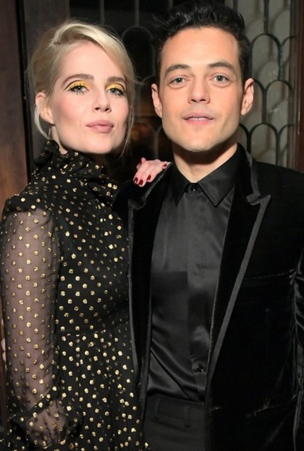 رامي مالك وحبيبته لوسي