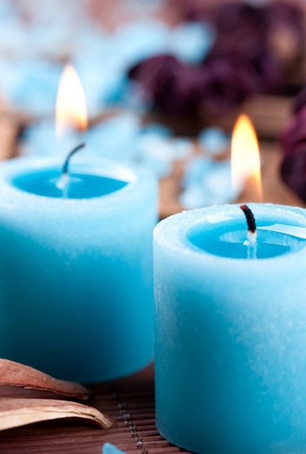 الشموع المعطرة خطر على الصحة