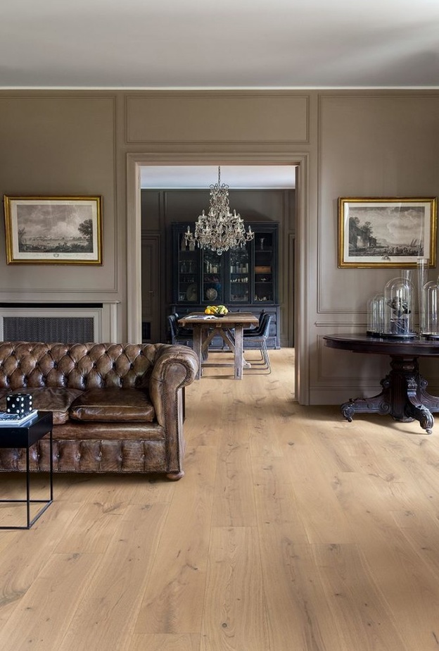 اختيار رائع لدرجات الألوان الترابية في ديكور غرفة المعيشة العصرية