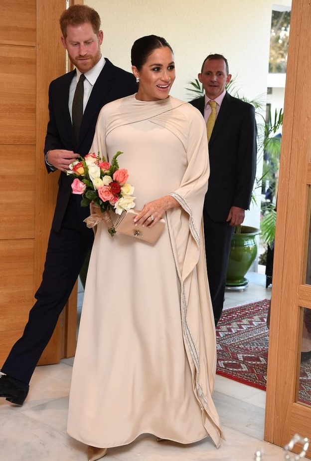 إطلالة ميغان ماركل الأخيرة في المغرب تميّزت بلونها الأحادي