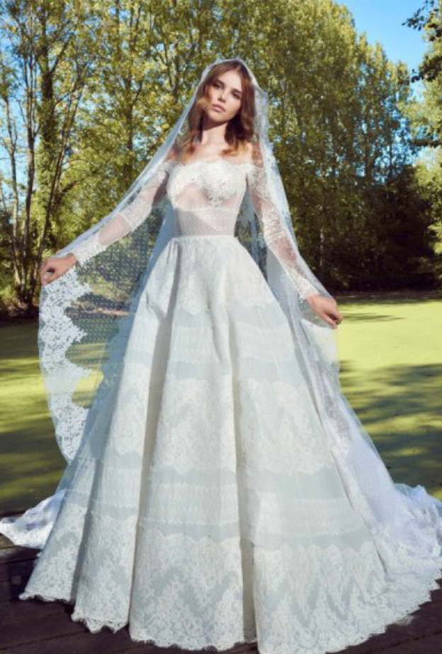 موديلات طرح زفاف 2019 من ايلي صعب