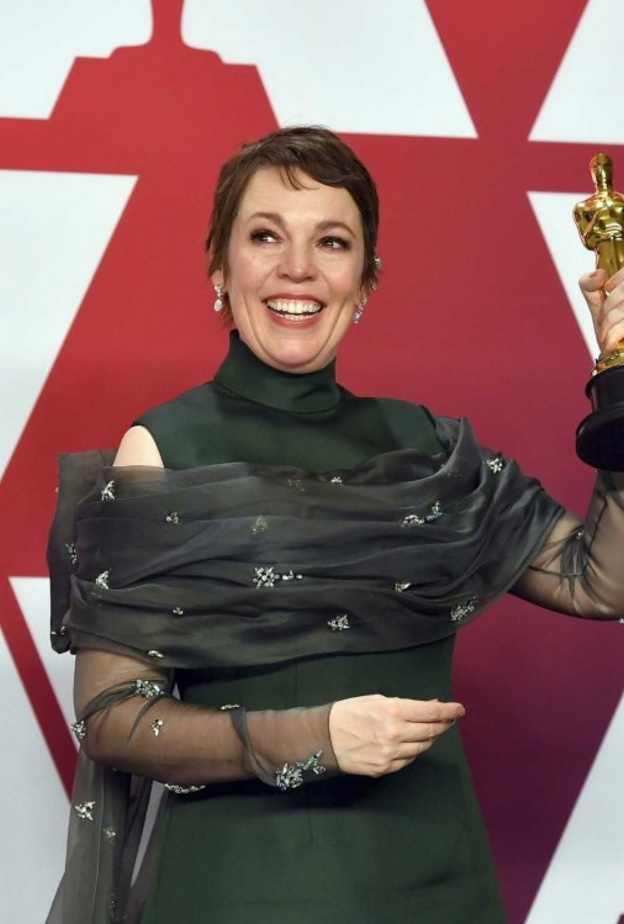  olivia colman في حفل الأوسكار 2019