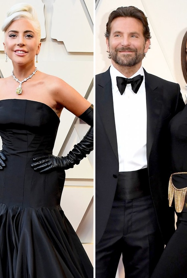 ليدي غاغا وبرادلي كوبر مع صديقته 