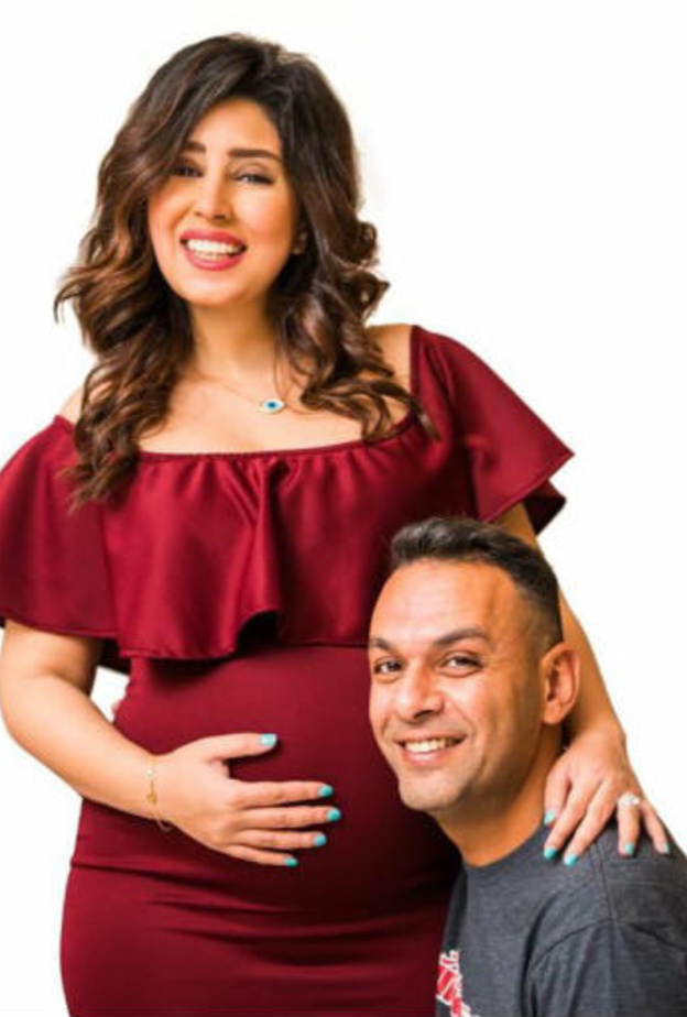 ايتن عامر وزوجها 