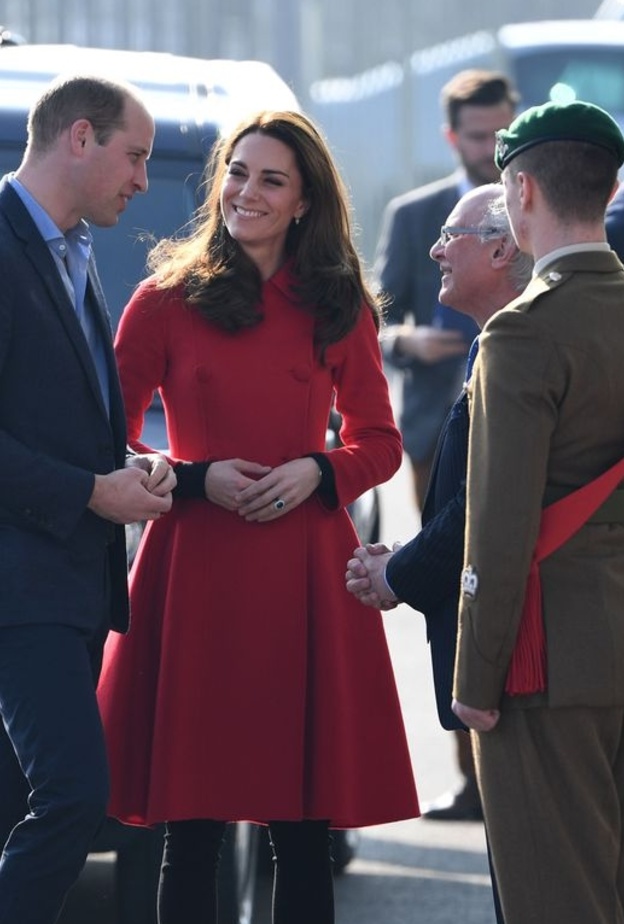 الأمير وليام وزوجته قابلا النجم بات غينغز