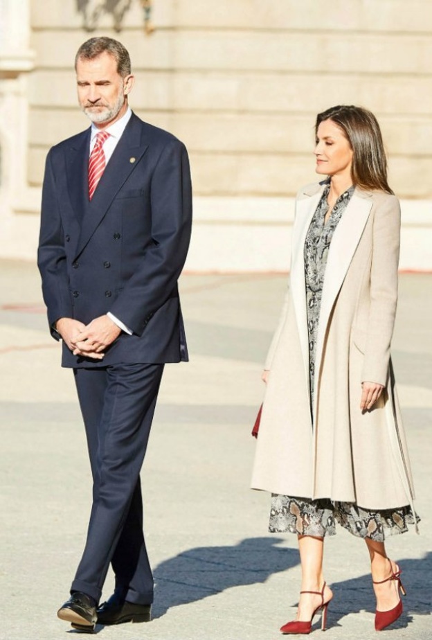 الملك فيليب السادس والملكة ليتيزيا