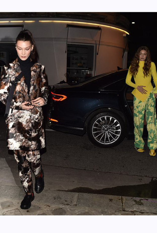 إطلالات عصرية لبيلا وجيجي من حفل شركة LVMH العالميّة