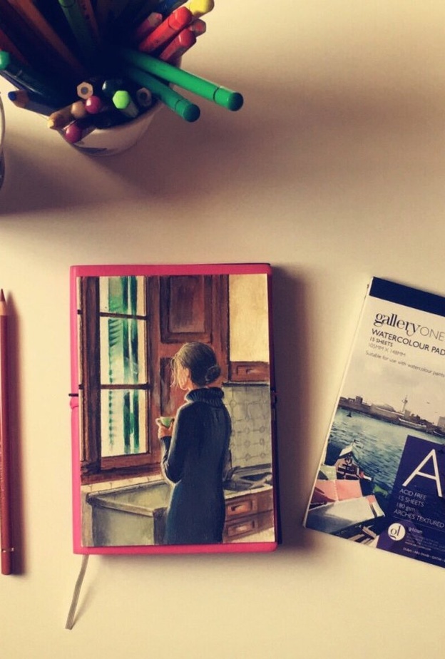 من اعمال الفنانة السعودية اشراق سامي