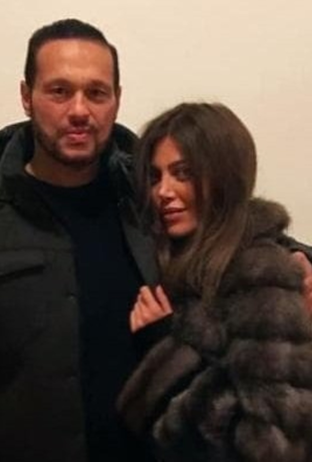 ريهام حجاج وزوجها محمد حلاوة