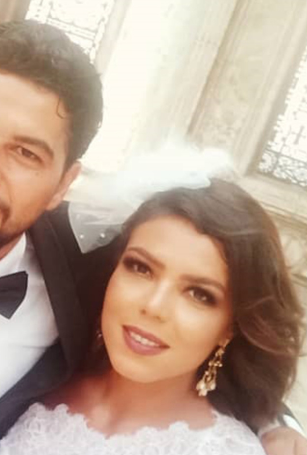 ناهد السباعي في عقد قرانها