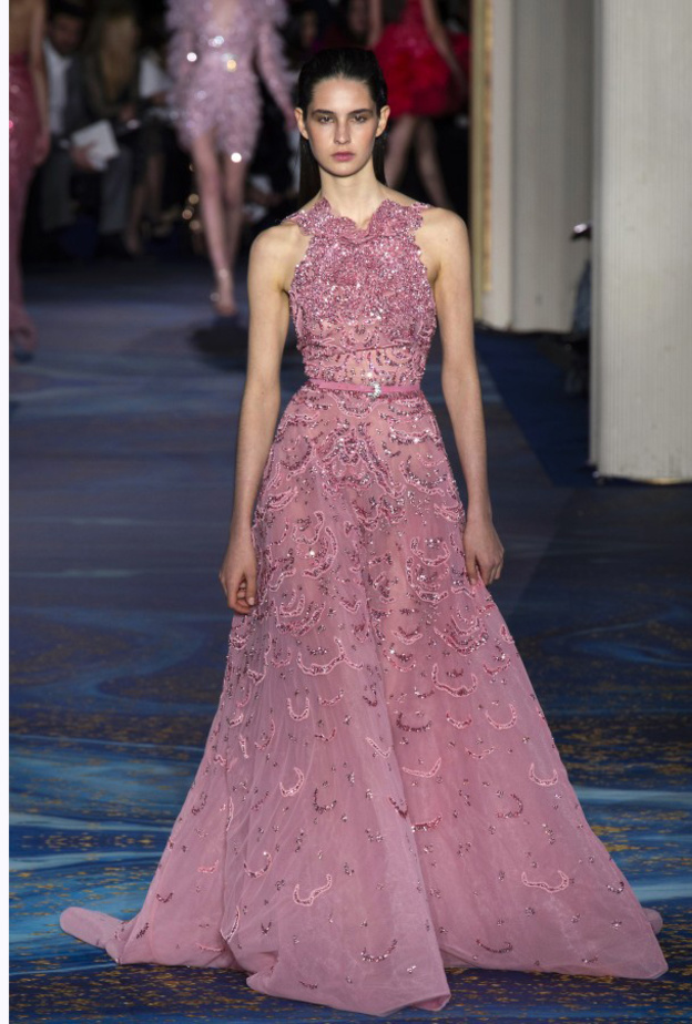 احدث موديلات فساتين سهرة تناسب والدة العروس موضة 2019 من Elie Saab