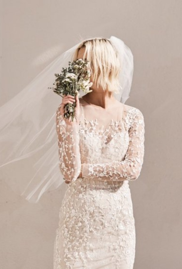 تقليعة فساتين الزفاف المقفلة عادت للظهور بقوة العام الماضي