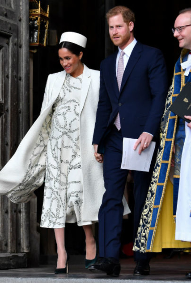 ميغان ماركل جلست في الصف الثاني خلف كيت ميدلتون